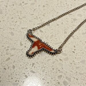 Vintage Western style Bull‎ Head Pendant Necklace
